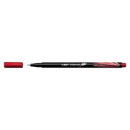 Bic - Fineliner Intensity fine red | 12 pieces