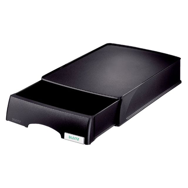 Leitz - Letterbox Leitz Plus avec le tiroir A4 Maxi Black | 1 pièce