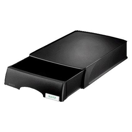 Leitz - Letter Tray Plus with drawer A4 maxi black | 4 pieces