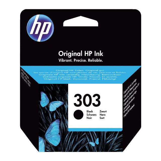 HP - Inktcartridge T6N02AE 303 zwart