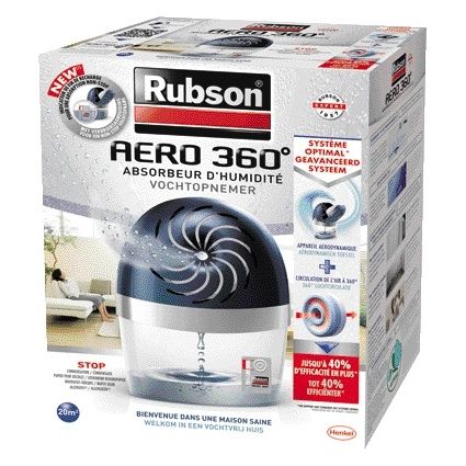 Rubson - Sistema absorbente de humedad Aero 360 completo