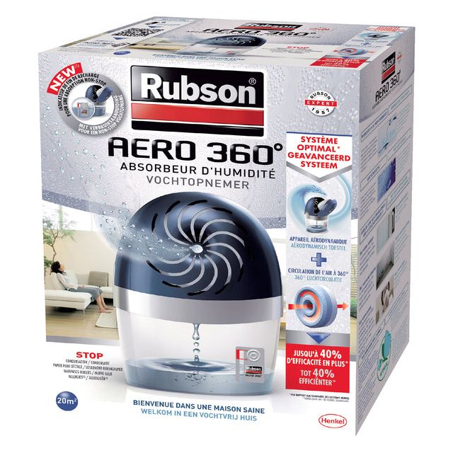 Rubson - Entrepreneur d'humidité Aero 360 | 1 pièce