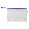 Tarifold - Bolsa de almacenamiento con cremallera 235x165mm PVC azul | 8 piezas