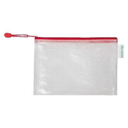 Tarifold -  Opbergtas met rits 235x165mm pvc rd