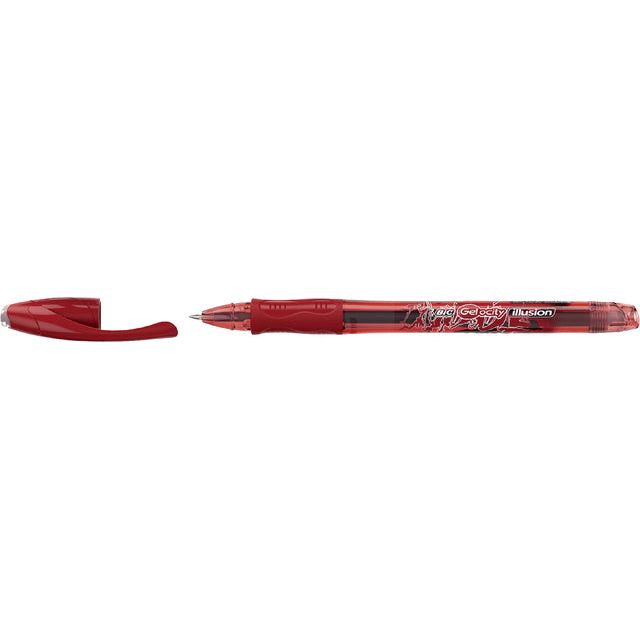 Bic - Gelschrijver Gelocity illusion 0.3mm rood | 12 stuks