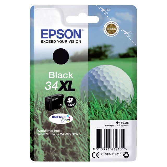 Epson - Inktcartridge epson 34xl t3471 zwart | 6 stuks