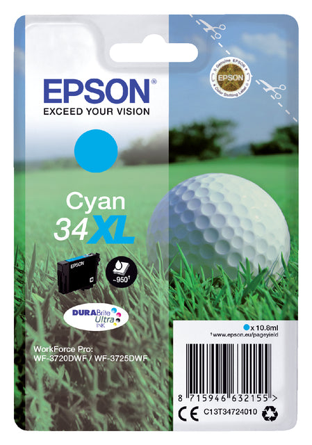 Epson - Inkcartridge Epson 34xl T3472 Blue | 1 Stück