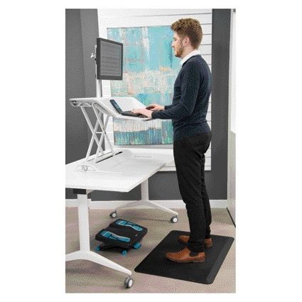 Fellowes -  Vloermat  voetensteun everyday zwart