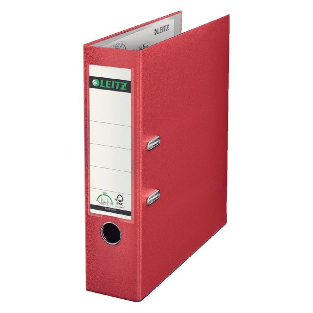 Leitz - Ordner A4 80mm PP rood | 20 stuks