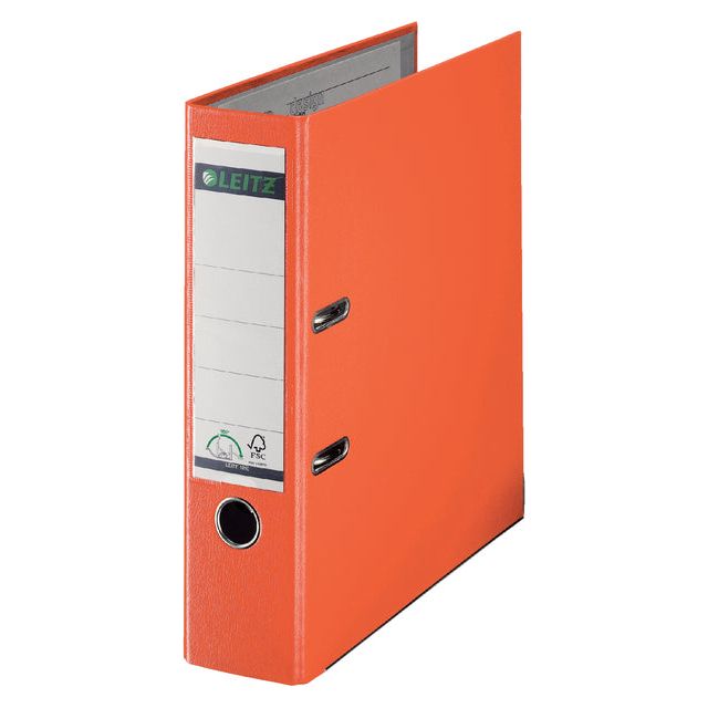 Leitz - 180° ordner, A4, uit PP, rug van 8 cm, oranje