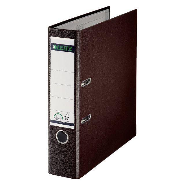 Leitz - Ordner Leitz 1010 180 ° 80 mm pp a4 marron | 1 pièce | 20 morceaux