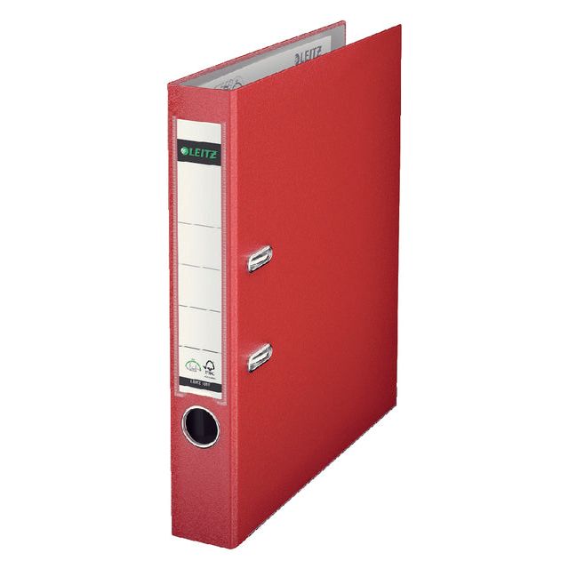 Leitz - Ordner Leitz 1015 180 ° 52 mm pp a4 rouge | 1 pièce