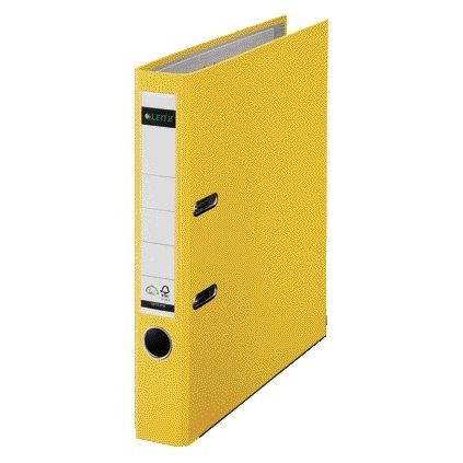 Leitz - Ordner 1015 180° 50mm PP A4 jaune | 20 pièces