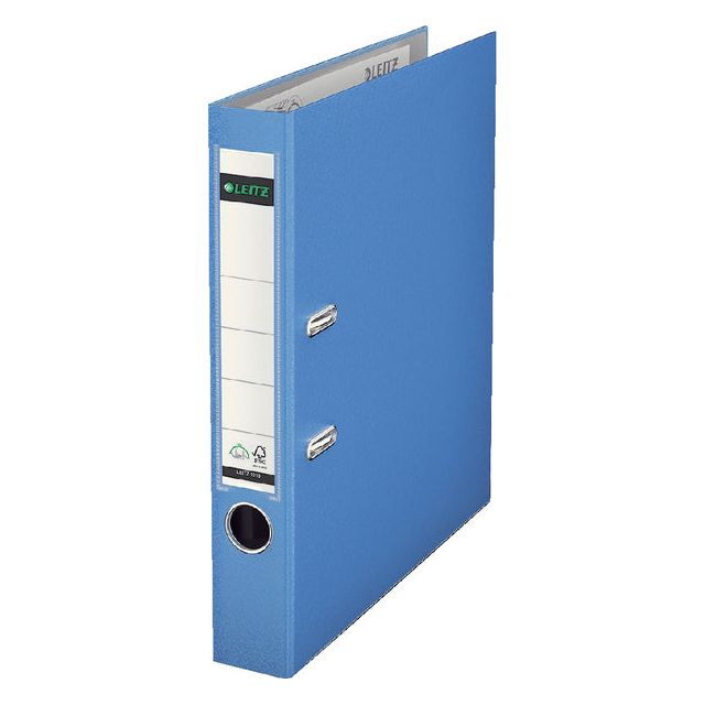 Leitz - Ordner Leitz 1015 180 ° 52 mm pp a4 bleu clair | 1 pièce