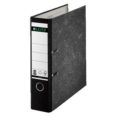 Leitz -  Ordner  1080 180° 80mm karton a4 zwart