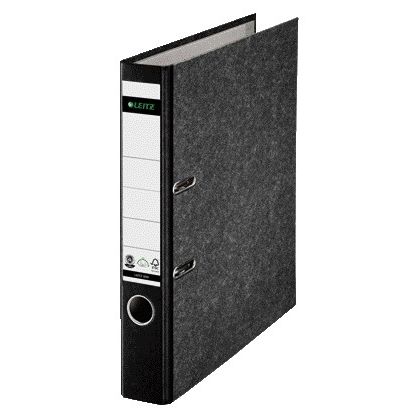 Leitz - Ordner 1050 180° 50mm Carton recyclé A4 noir