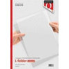 Quantore - Einlegemappe L-Modell A4 PP 0,12mm Körnung 25 Stück