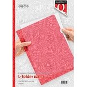 Quantore - Cartella porta inserti modello L A4 PP 0,12 mm rosso 25 pezzi