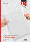 Quantore - Insert folder L-model A4 PP 0.12mm grain 10 pieces