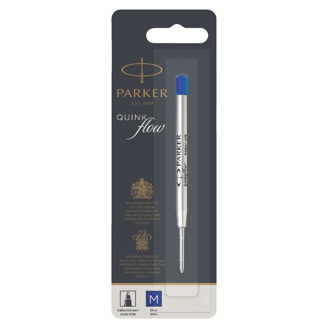 Parker - Ballpin Remplissant Parker quinkflow m bleu | Blister un 1 morceau