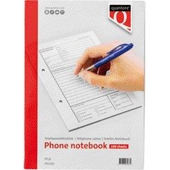 Quantore -  Telefoonnotitieblok 100vel 60gr