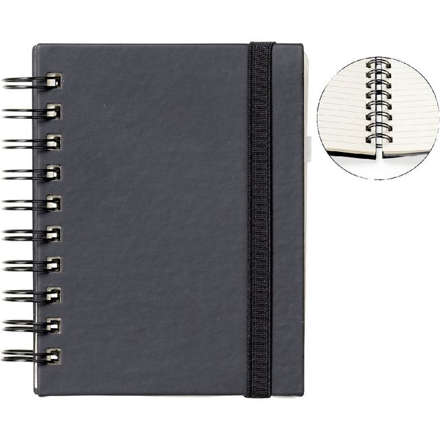 Quantore - Notebook A6 SP Line 192BLZ 80gr Black | 1 pièce | 3 pièces