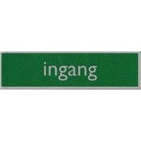 Posta - Pictograma entrada panel informativo 165x44mm
