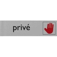 Posta - Panel informativo pictograma privado 165x44mm