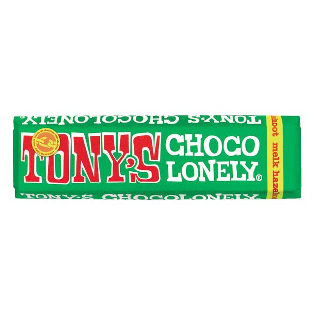 Tony's Chocolonely - Chocolate Tony Chocoonely Hazelnut Bar 47gr | Morceau de 47 grammes