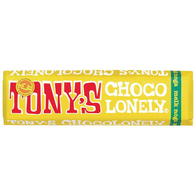 Tony's Chocolonely - Chocolate Tony Chocoonely Milk Noga Bar 47GR | Morceau de 47 grammes