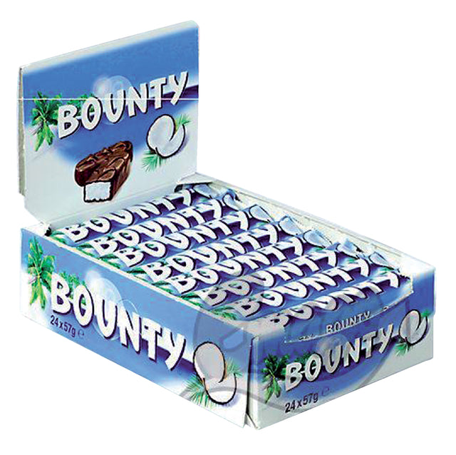 Bounty - Candy Bounty Reep 24x57 Grams | Afficher une pièce 24