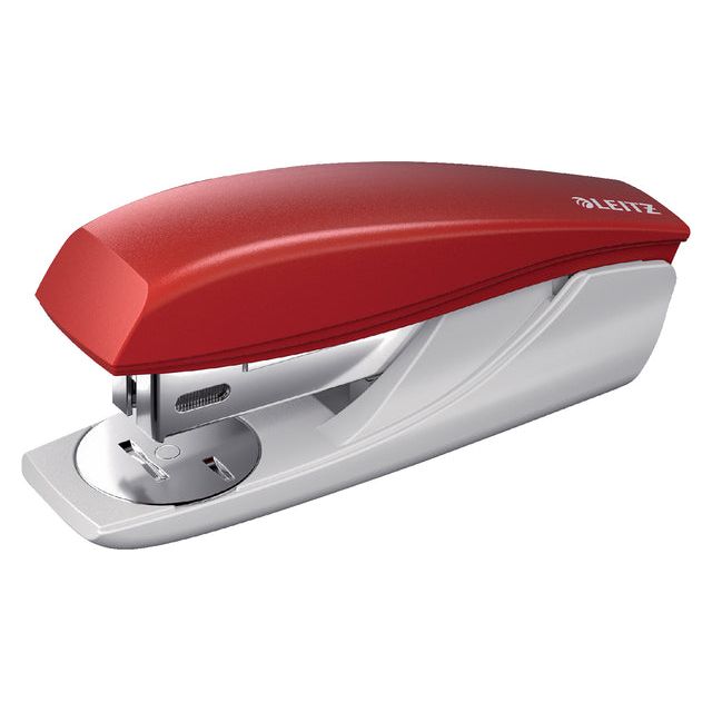 Leitz - nietmachromer Leitz nexxt petit modèle 25 feuille rouge | 1 pièce | 12 pièces