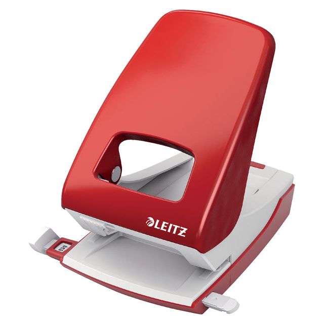 Leitz - Perforator Leitz NEXXT Archive Metal 40 feuille rouge | 1 pièce