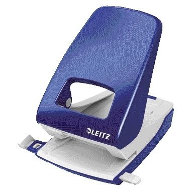 Leitz - Hole punch NeXXt archive metal 40 sheets blue