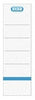 Elba - Rückenetikett breit 59x190mm selbstklebend weiß/blau 10 Stück