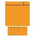 Smit Visual -  Magneet scrum 75x75mm oranje 5 stuks