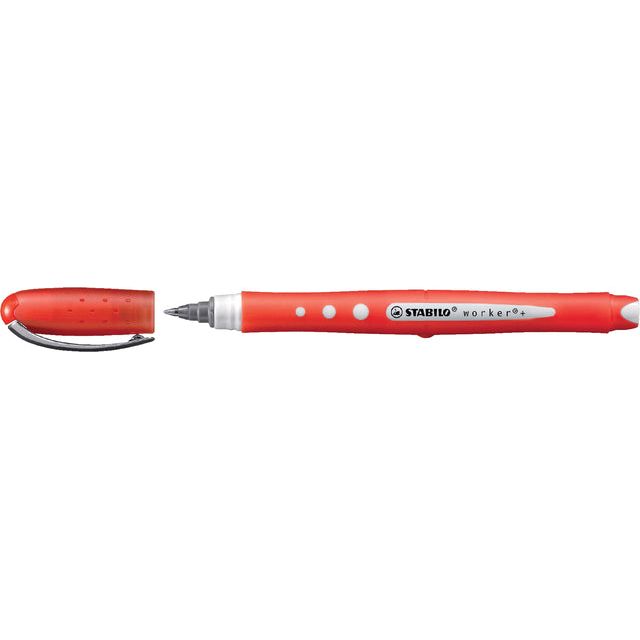 Stabilo - Rollerpen Worker Color 2019/40 m rot | 1 Stück