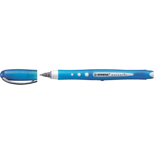 Stabilo - Rollerpen worker 0.5mm colorful 2019/41 blauw | 10 stuks