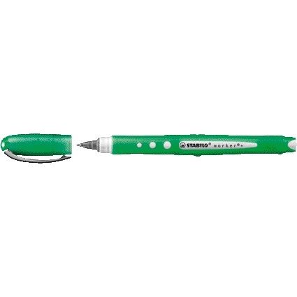 Stabilo -  worker+ colorful, Rollerball 0.5 mm, groen, per stuk