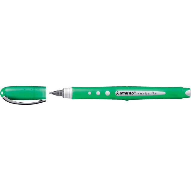 Stabilo - Rollerpen worker 0.5mm colorful 2019/36 groen | 10 stuks