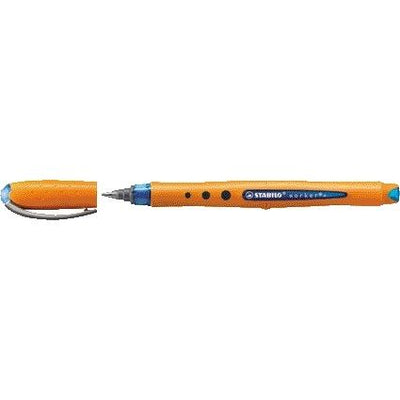 Stabilo -  worker+, Rollerball, Medium 0.5 mm, doos 10 stuks, blauw | 10 stuks