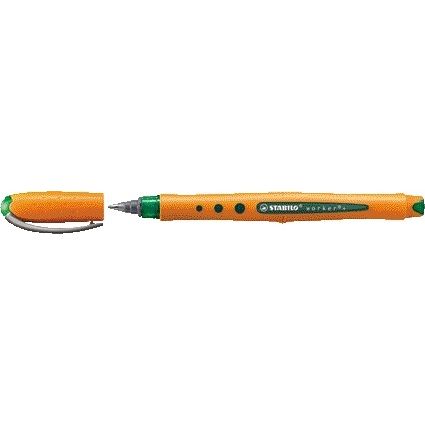STABILO - Bolígrafo roller trabajador 2018/36 verde medio | 10 piezas