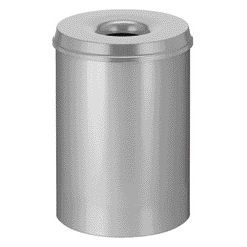 Vepa Bins - Cestino gettacarte con rompifiamma Vepabins 30 litri grigio