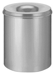Vepa Bins - Cestino gettacarte con rompifiamma Vepabins 80 litri grigio