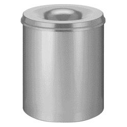Vepa Bins - Paper bin with flame arrester Vepabins 80 liters gray