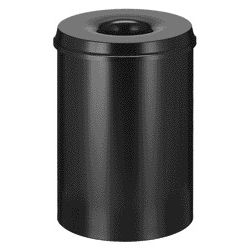 Vepa Bins - Cestino per la carta con rompifiamma Vepabins 30 litri 33,5 cm nero