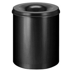 Vepa Bins - Cestino carta con rompifiamma Vepabins 80 litri 47 cm Nero