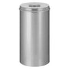 Vepa Bins - Papelera con apagallamas Vepabins 50 litros 33,5cm gris