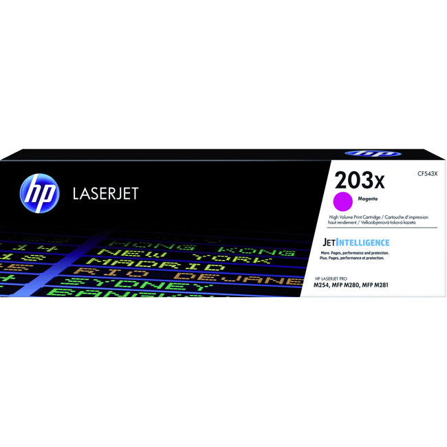 HP - Cartuccia toner cf543x 203x rosso