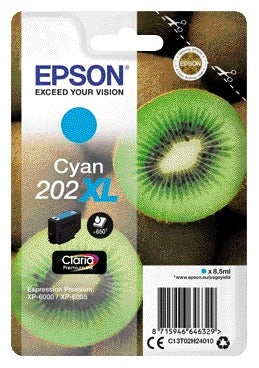 Epson - Cartouche d'encre 202XL T02H24 bleue
